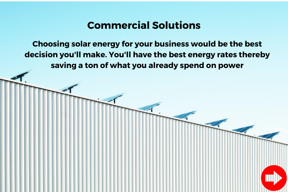This image describes the commercial solutions page on the grinsor energy website